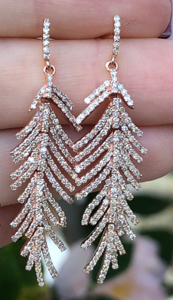 Small Feather Earrings - Nina Segal Jewelry