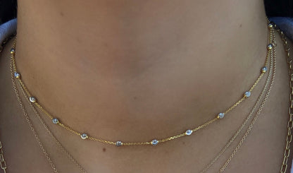 Sparkle Ball Choker / Hand Chain - Nina Segal Jewelry