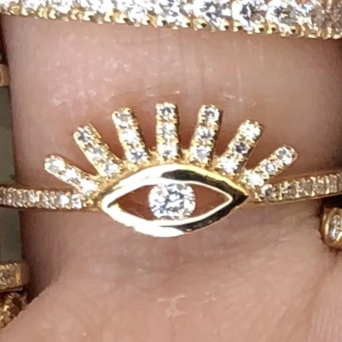 Eye with Lashes Diamond Ring - Nina Segal Jewelry