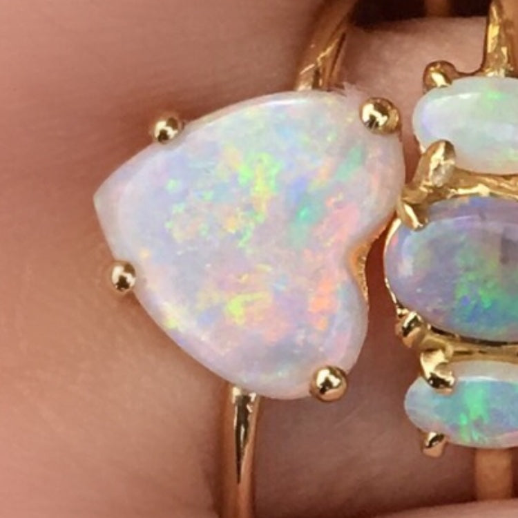 Opal Heart Ring - Nina Segal Jewelry