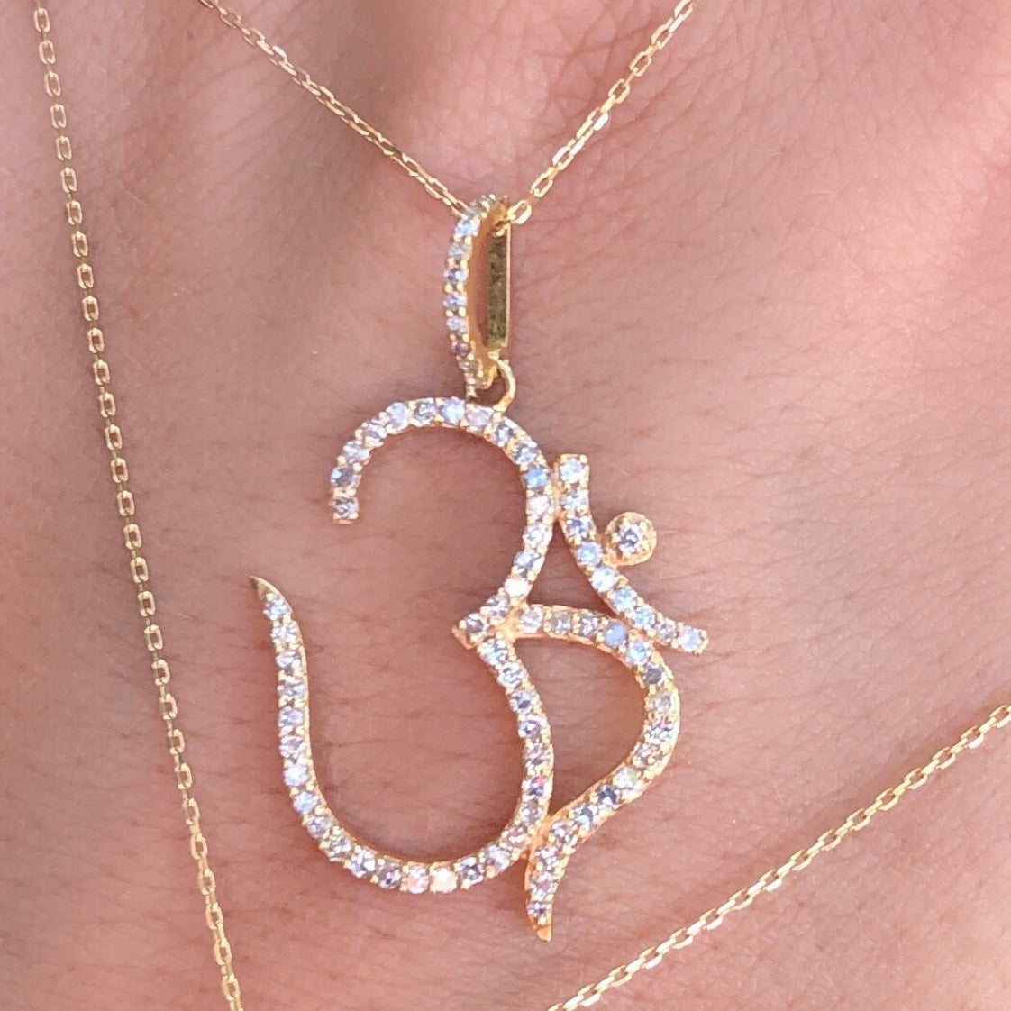 Om Diamond Necklace - Nina Segal Jewelry