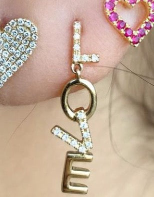 Love Drop Diamond earring - Nina Segal Jewelry