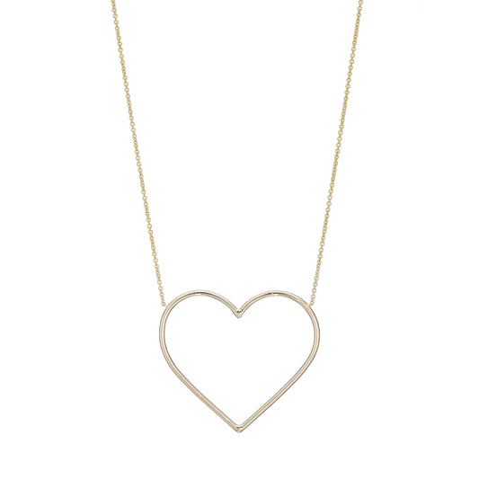 Grande Open Heart Necklace - Nina Segal Jewelry