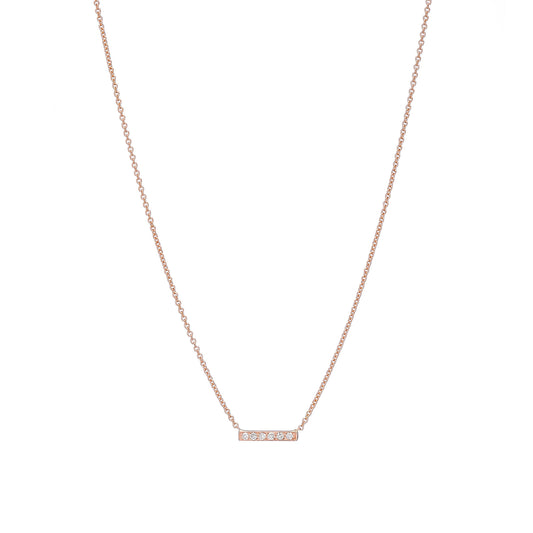 Six Diamond Bar Necklace - Nina Segal Jewelry