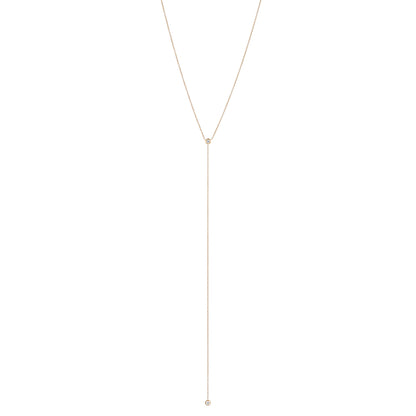 Double Diamond Lariat Long - Nina Segal Jewelry