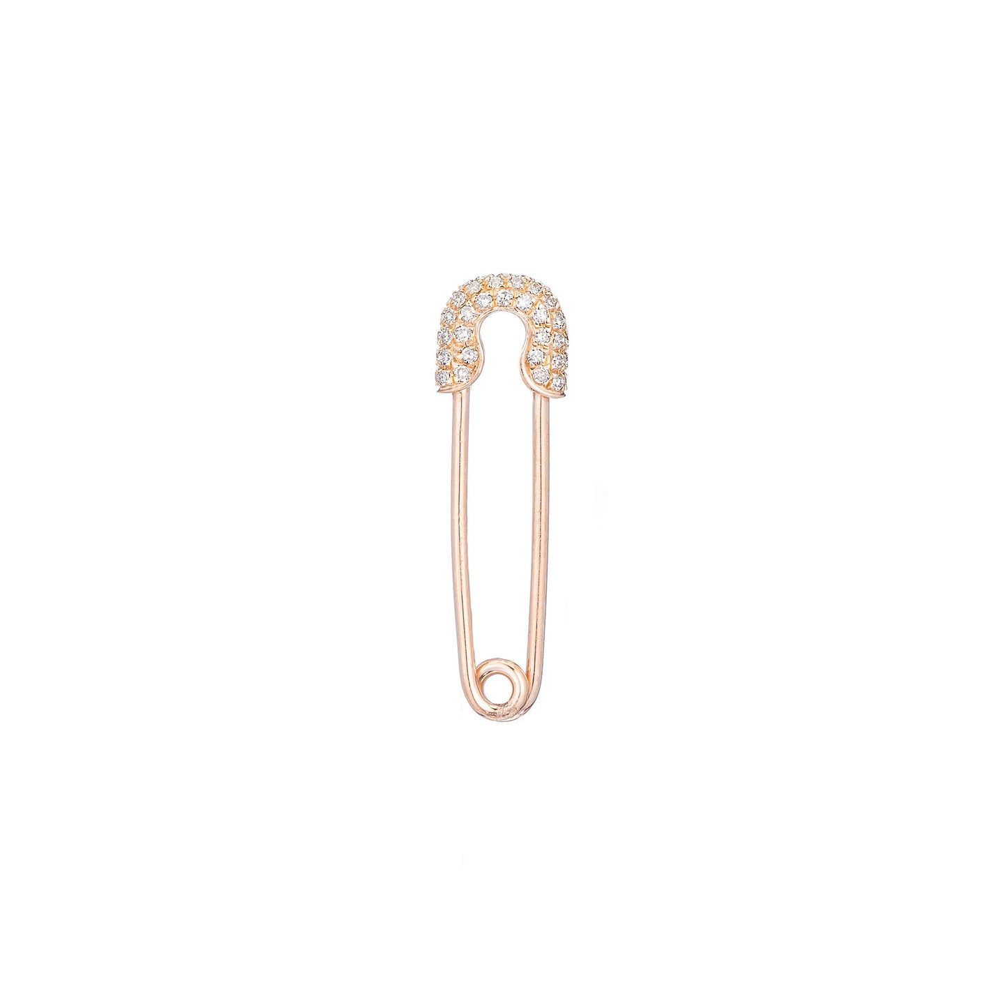 Diamond Full Pave Safety Pin Small - Nina Segal Jewelry