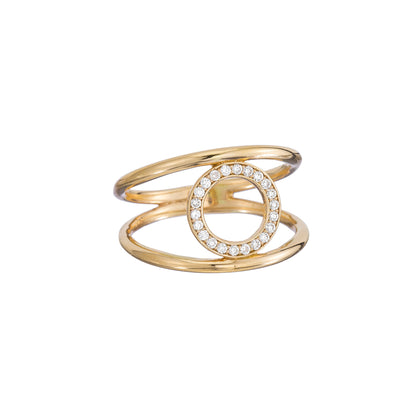 Diamond Circle Ring - Nina Segal Jewelry