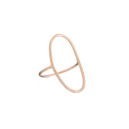 Open Large Oval Thin Band - Nina Segal Jewelry