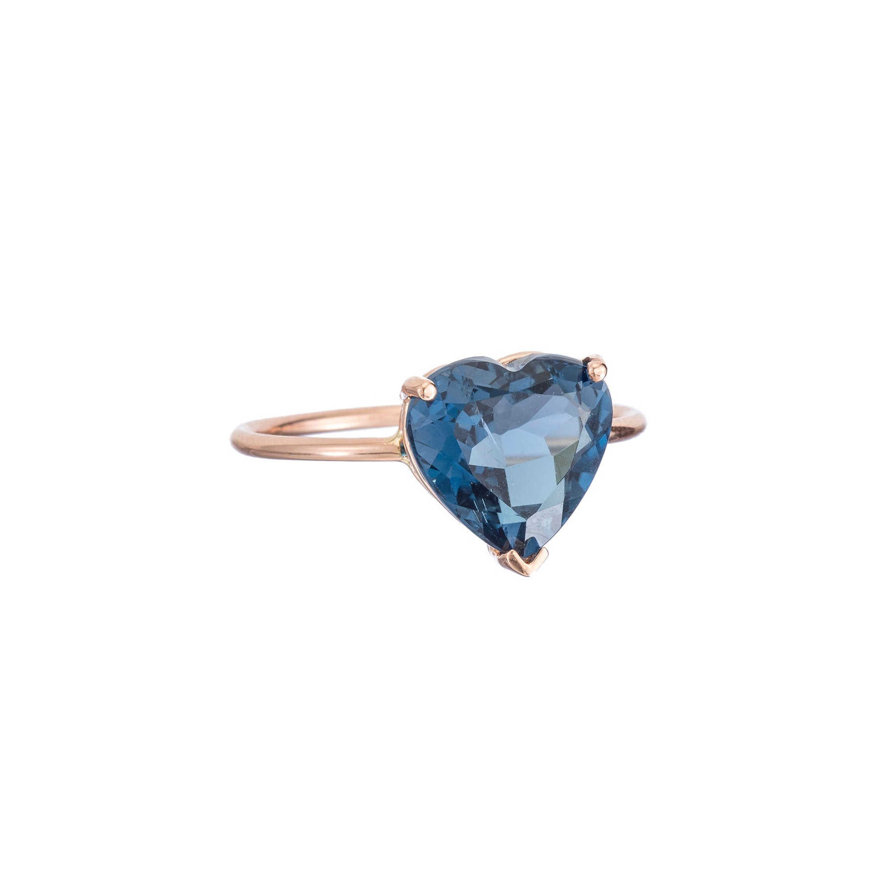 Gem Candy London Blue Topaz Heart Ring - Nina Segal Jewelry