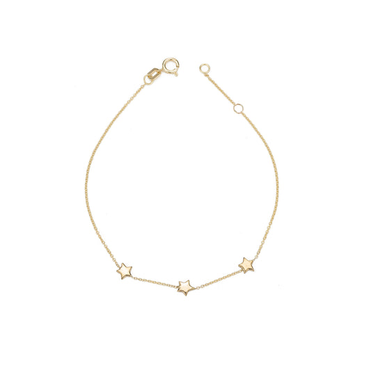 Mini Three Star Bracelet - Nina Segal Jewelry