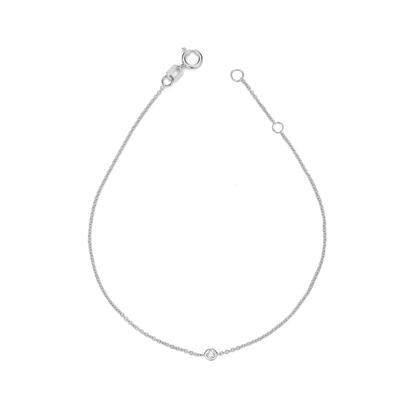 Single Tiny Bezel Bracelet - Nina Segal Jewelry