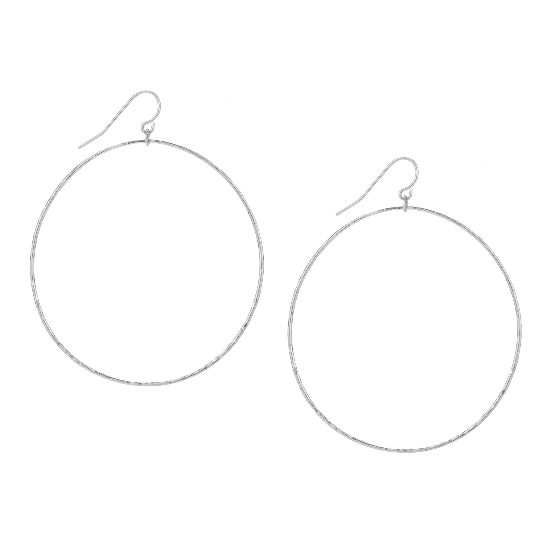 Circle Hanging Hoops 7 - Nina Segal Jewelry