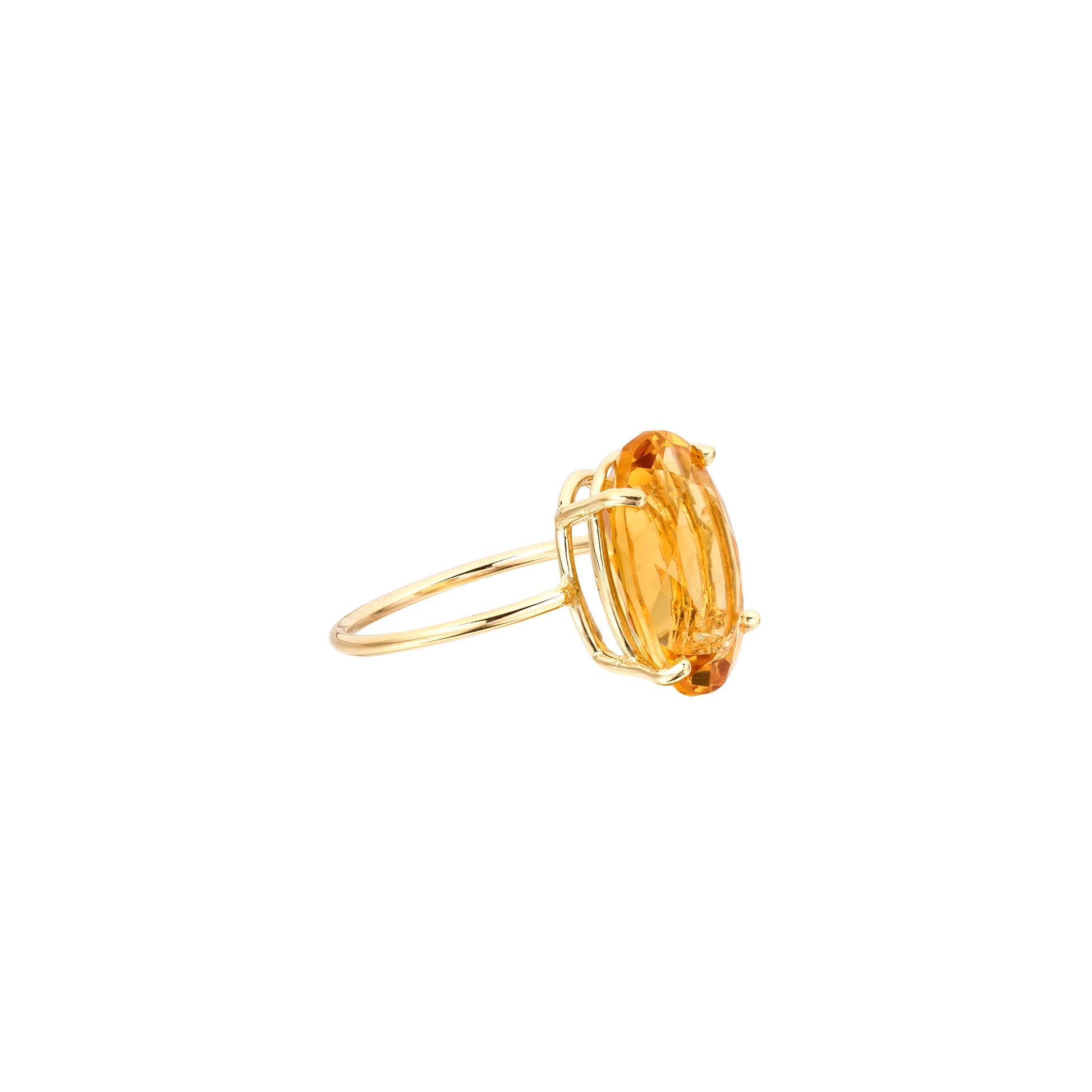 Citrine Oval Gem Candy Ring - Nina Segal Jewelry