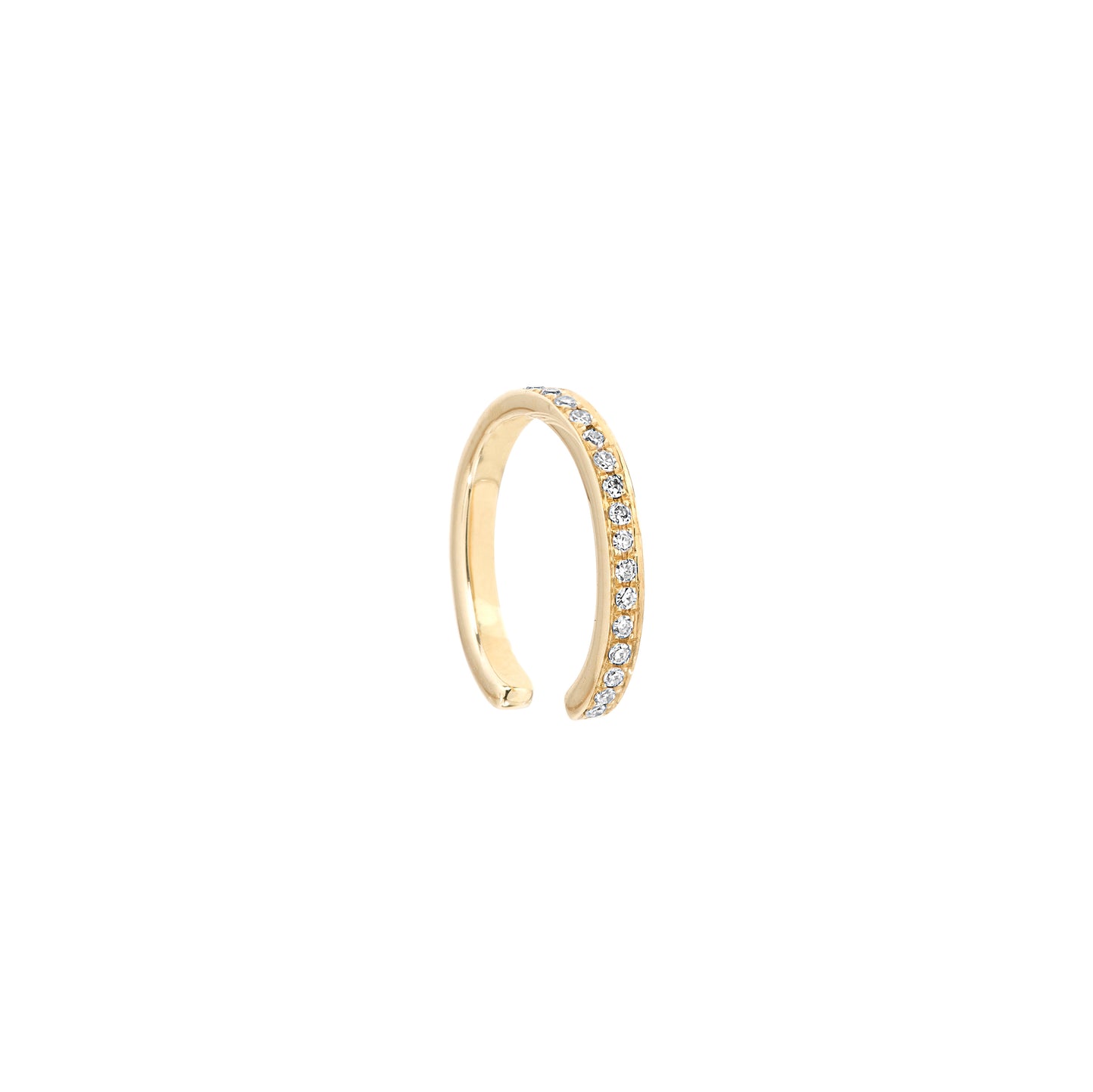 Edged Diamond Ear Cuff - Nina Segal Jewelry