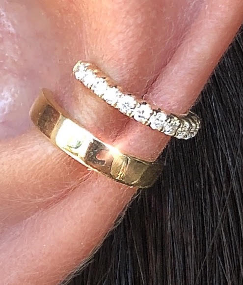 Thick Diamond Hinged Ear Cuff - Nina Segal Jewelry