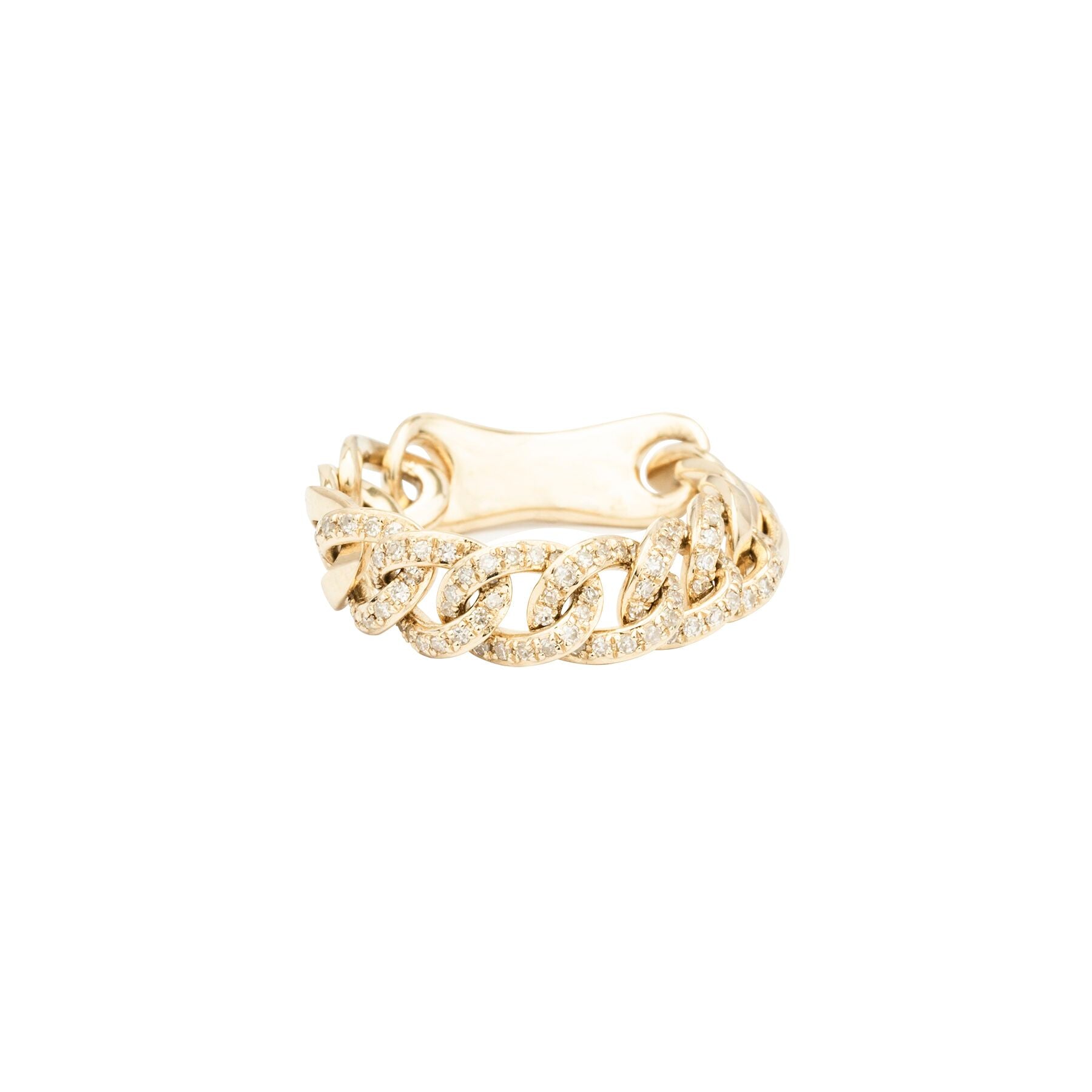 Flex Medium Chain Diamond Ring - Nina Segal Jewelry