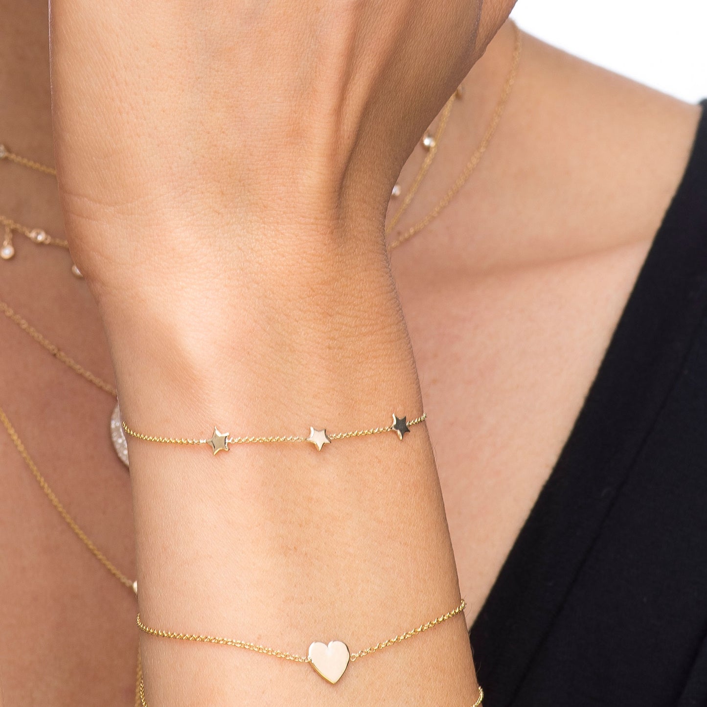 Mini Three Star Bracelet - Nina Segal Jewelry