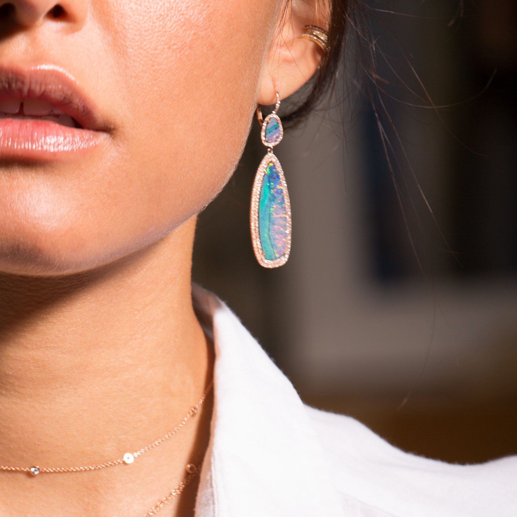 Mosaic Opal Earrings - Nina Segal Jewelry