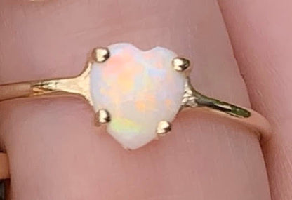 Opal Heart Ring - Nina Segal Jewelry