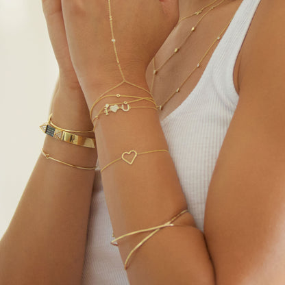 Open Heart Bracelet - Nina Segal Jewelry