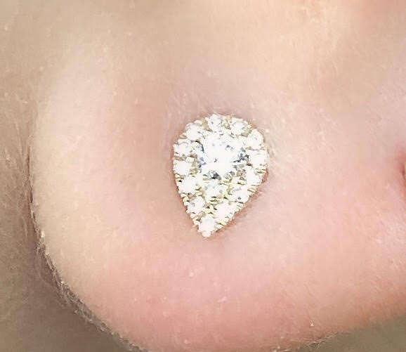 Pear Shape Diamond Pave Studs - Nina Segal Jewelry