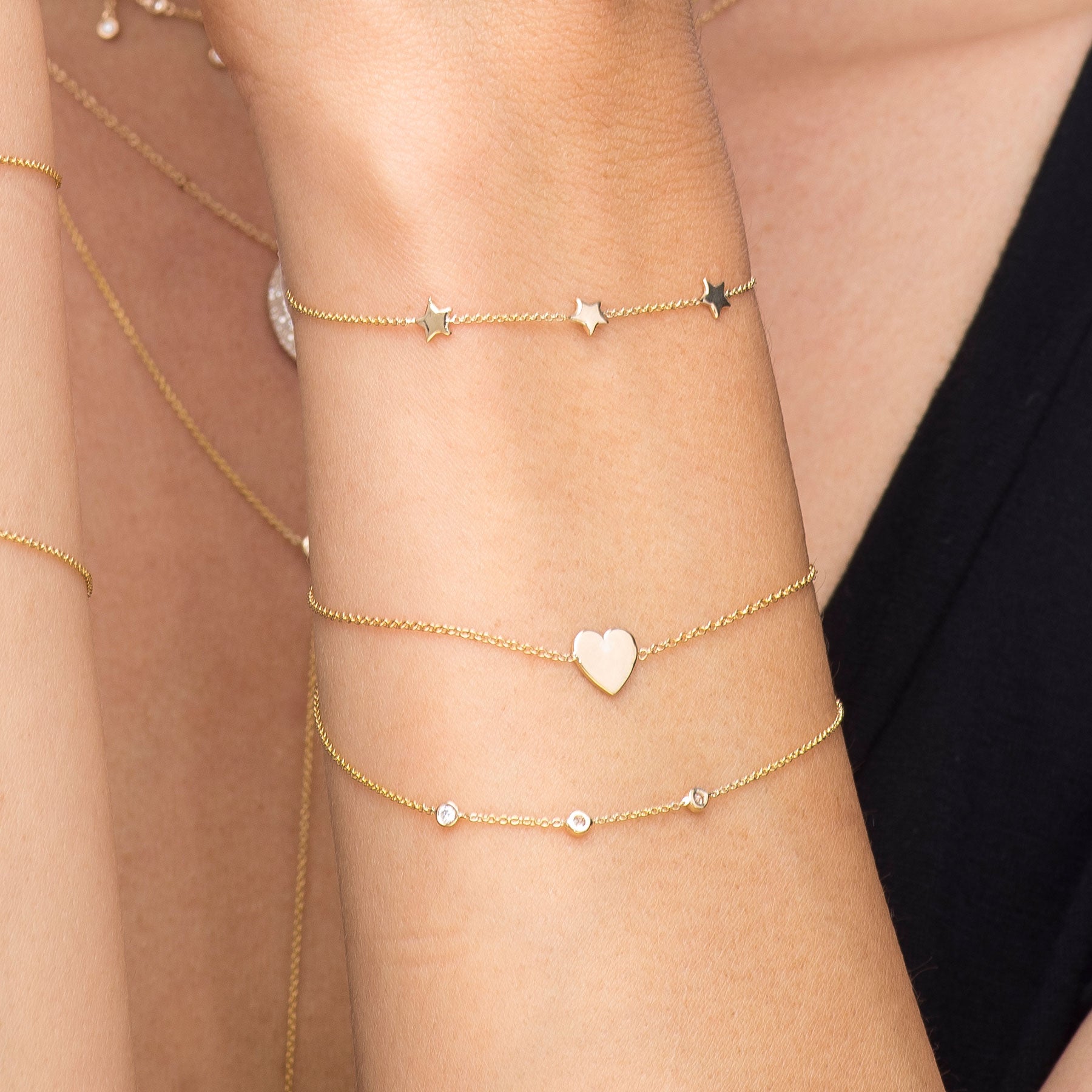 Solid Heart Bracelet - Nina Segal Jewelry