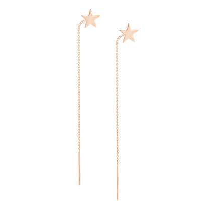 Star Pull Through Earrings - Nina Segal Jewelry