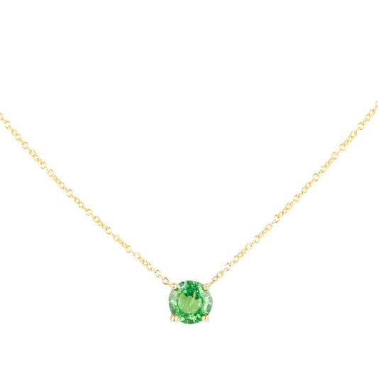 Tsavorite Garnet Round Gem Candy Necklace - Nina Segal Jewelry